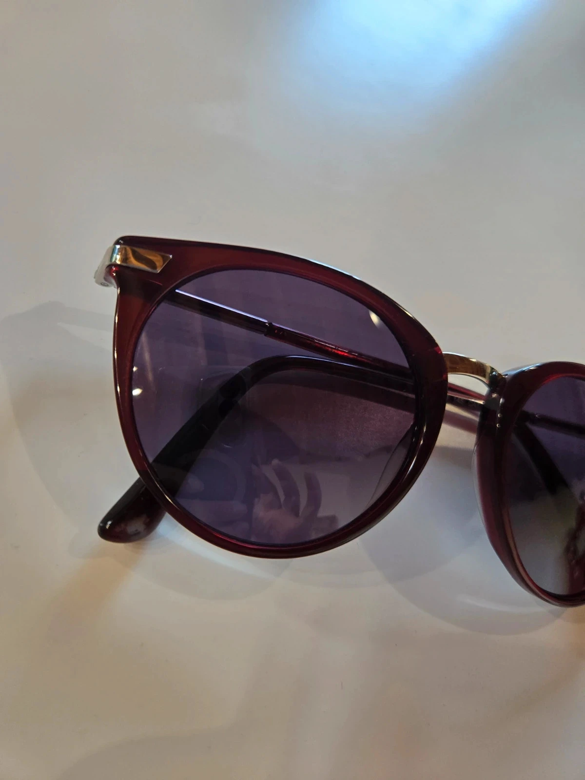 Gafas lukkas doradas y rojas estilo retro pin up vintage categoría 3 – photo 3